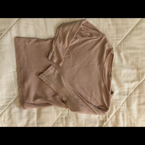 3/4 sleeve cropped top (one size) - Picture 2 of 2